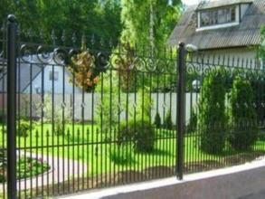 Кованые заборы на ленточном фундаменте 80 метров фото в Люберцах